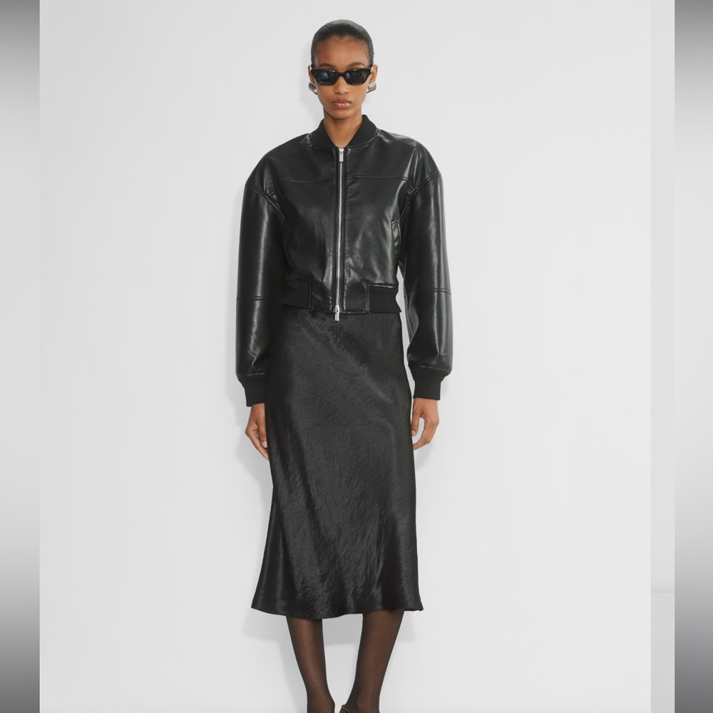 Aritzia Midi Slip Skirt